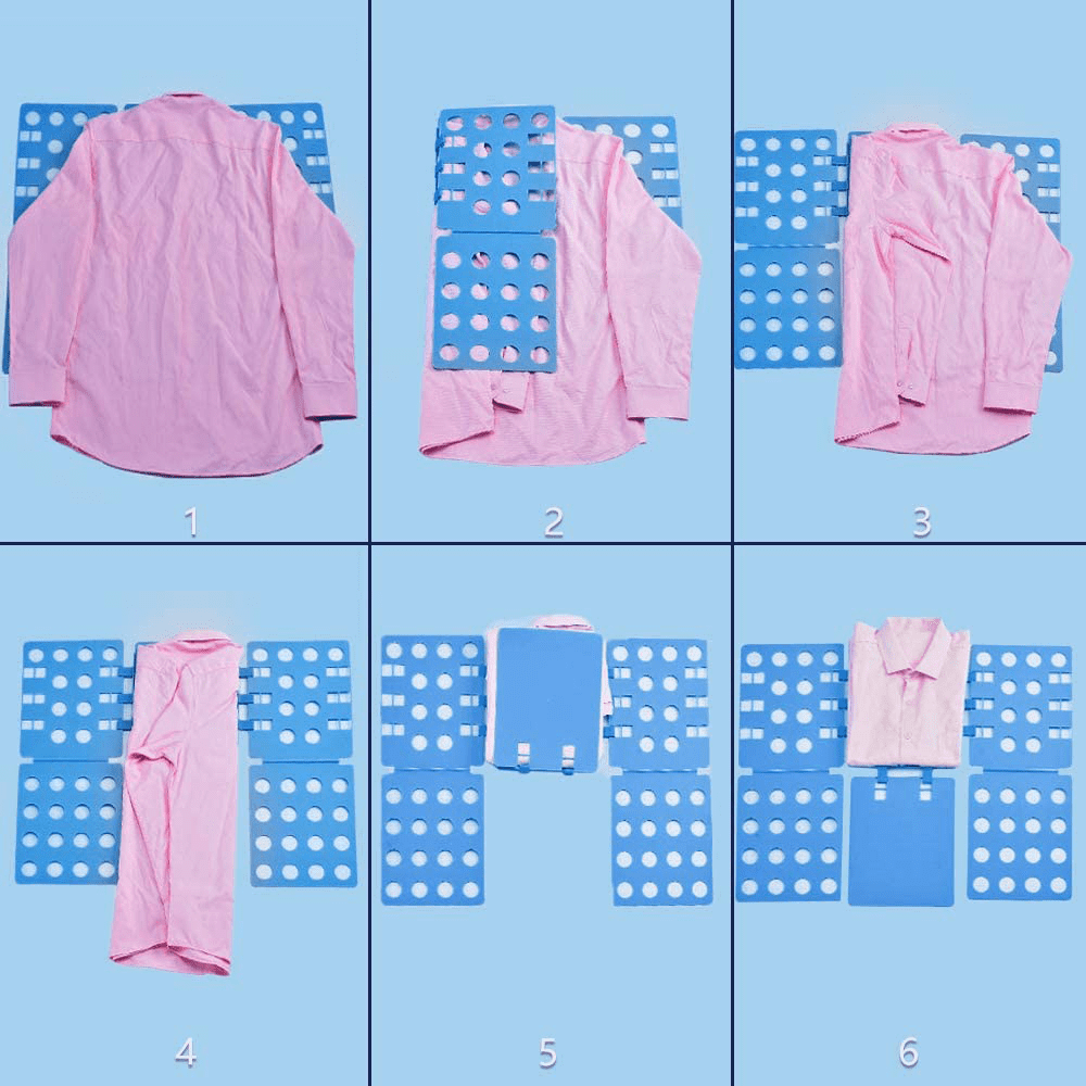 Vive Comb Shirt Folding Board T-Shirts Clothes Folder, Laundry folders  Folding Boards for for T-Shirts, Dress Shirts, Pants, Towels 