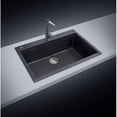 thumbnail image 4 of LaToscana ON8410-64 22 in. One Drop-in Granite Composite 1-Hole Single Bowl Kitchen Sink, Brown, 4 of 4