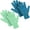 Blue, Grass Green, variant on 2 Pairs Microfiber Gloves for plants Dusting Cleaning Glove Mittens House Cars Blinds Dusting