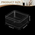 thumbnail image 2 of Caja de Acrílico Uxcell con Tapa, 5.12 x 5.12 x 2.36 en Caja de Exhibición de Acrílico Contenedor Cuadrado de Plástico (2 Paquete, Claro), 2 of 7