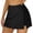Swimwear-ABlack, variant on LEKWK Womens Swim Skirt with Built In Brief High Waisted Bathing Suit Bottoms Ruffle Hem Modest Summer Outfits