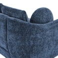 thumbnail image 6 of Carolayne 90‘’ Modern 3 Seater Upholstered Sofa with 2 pillows for Living Room, Blue, 6 of 10