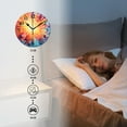 thumbnail image 4 of Battery Operated Analog Wall Clocks Non-Ticking Silent Modern Clock Decorative for Home,Office-Colorful Explosion Of Geometric Shapes Radiating From The Center(14inch), 4 of 4