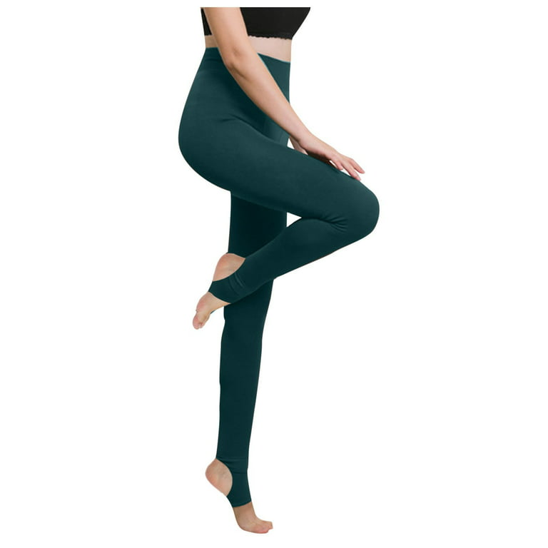 Dndkilg Sheer Leggings for Women High Waisted Warm Petite Wool Tights  Control Top Tummy Control Skin Color Pantyhose Green XS