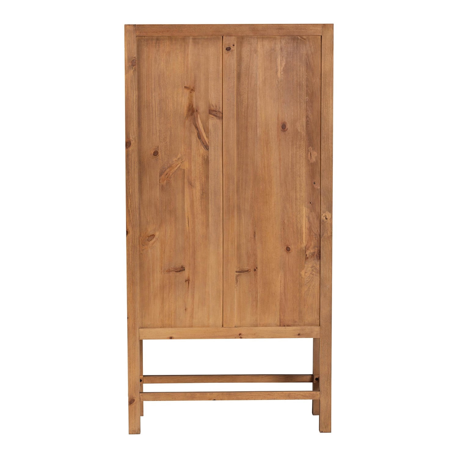 bali & pari Sibu Bohemian Natural Rattan and Teak Wood Tall