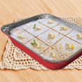 thumbnail image 4 of Handi-Foil 13" x 9" Aluminum Red Meal Prep Pans with Board Lids, 2 Count, 4 of 9