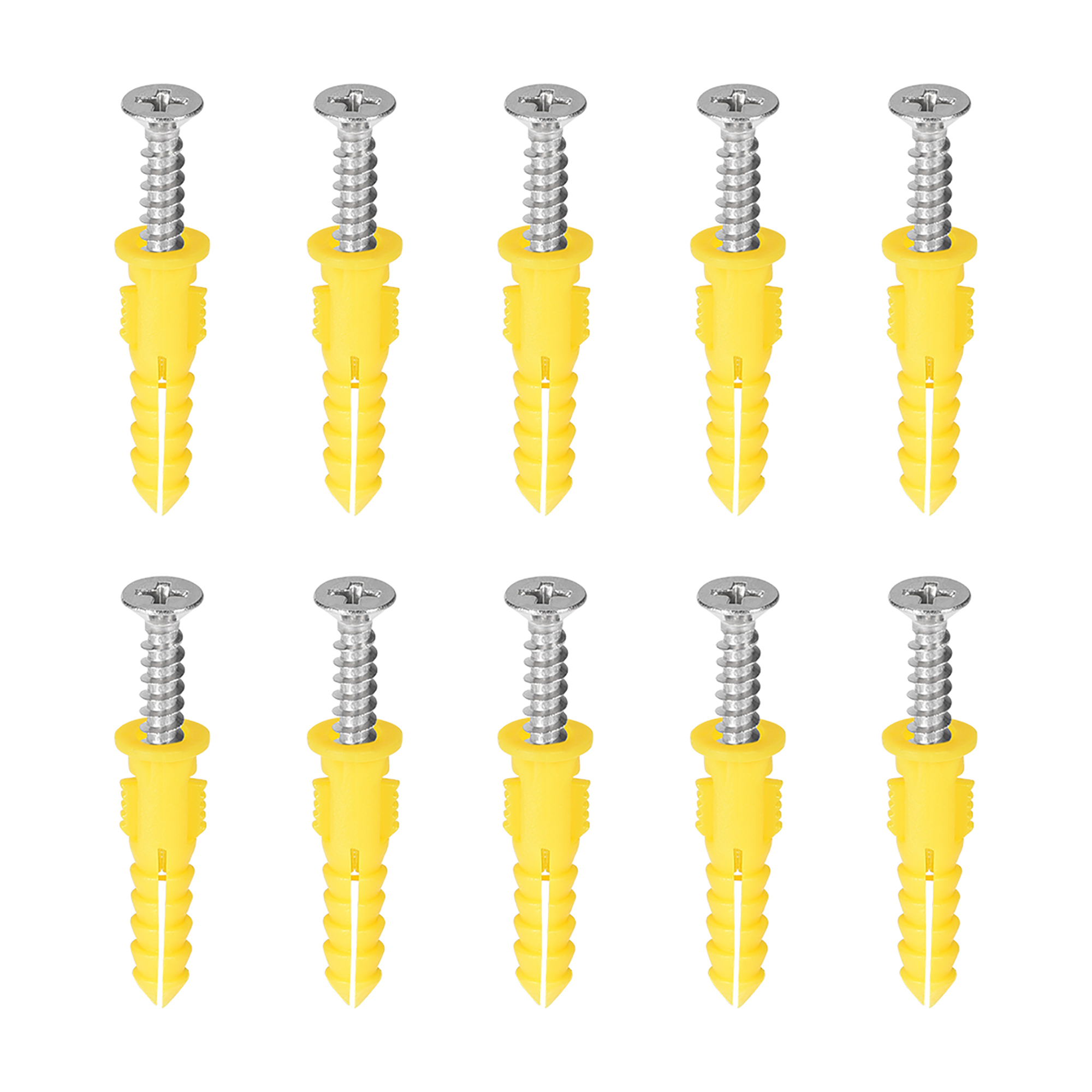 6mmX30mm Plastic Expansion Pipe Column Concrete Anchor Wall Plug Frame