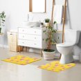 thumbnail image 6 of Yayeee Bath Rug for Bathroom Floor Non Slip Rectangle Fluffy Soft Absorbent Mat, 16"x24", Big Pink Stars Pattern, 6 of 7