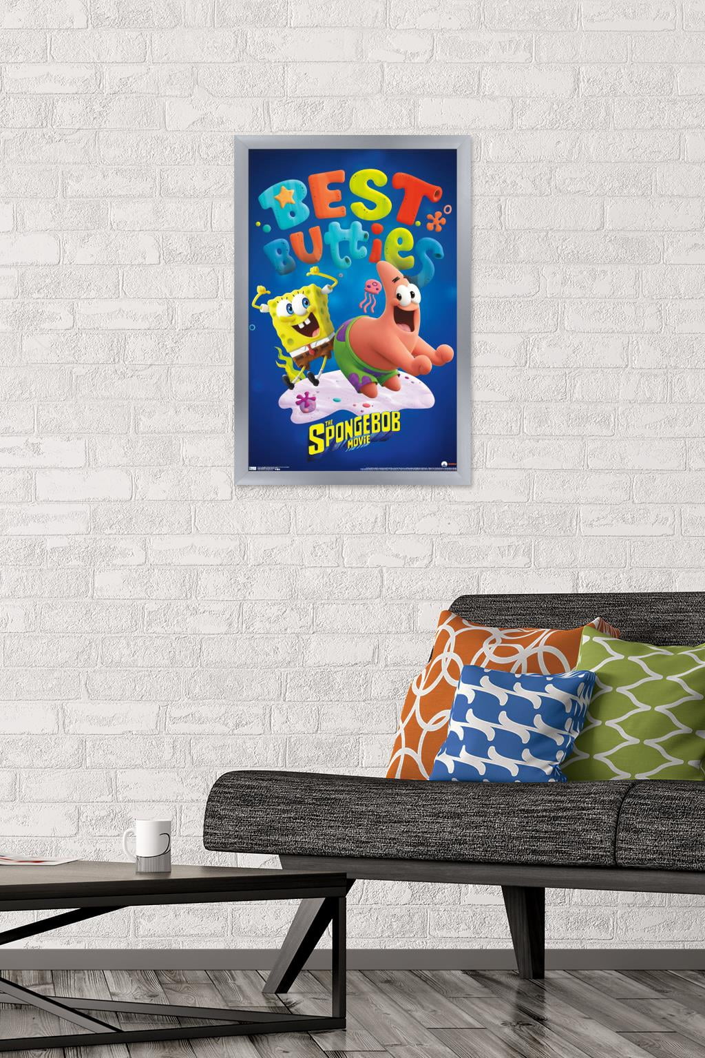 The SpongeBob MoVie: Sponge On The Run - Best Butties Wall Poster, 14.725" x 22.375", Framed
