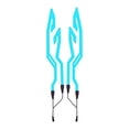 thumbnail image 4 of Tira de luces para casco de motocicleta DYNWAVEMX juego de decoración de luces de señal de conducción nocturna azul, 4 of 8