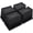 Black 4 Pack, variant on Bed Risers 6 Inch Heavy Duty,Oversized Couch Risers, Extra Wide Furniture Risers for Sofa Table Desk Headboard Chair Lifting,Rectangle Risering Blocks Support 6000 lbs(4 Pack Brown)
