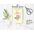 thumbnail image 3 of Darling Souvenir White Birthday Invitation Card 28 Pcs Fill or Write In Blank Invites Printable Party Supplies 5 x 7 Inches, 3 of 5