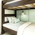 thumbnail image 6 of Max & Lily Twin over Twin Bunk Bed, Farmhouse Solid Wood Bunk Beds for Kids, Barnwood Brown, 6 of 11
