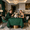 Dark Green, variant on Velvet Tablecloth, 104 x 60 Inch Large Rectangle Table Cover, 1 Piece Luxury Soft Velvet Table Cloth in 13 Colors for 8-10 Seater Dining Table, Home Villa Banquet Decoration