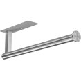 thumbnail image 1 of Wall Mount Paper Towel Holder, Sturdy Under Cabinet Paper Towel Holder Wall Mount, Stainless Steel Hanging Paper Towel Holder(Extra Two Hooks), 1 of 4