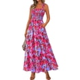 thumbnail image 1 of Vestido de verano PRETTYGARDEN Maxi floral sin mangas para mujer, 1 of 6