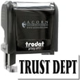 thumbnail image 1 of Self-Inking Trust Dept Stamp, Trodat Printy 4911, Press and Print Stamping, Impression Size 5/8" x 1-1/2", Up to 10,000 Impressions - Black Ink, 1 of 10