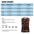 thumbnail image 5 of Lsque Dark Skull King Throne Print Men's Cotton Blend Sleeveless Muscle Shirts (S-3XL)- Moisture Wicking, Odor Protection, UPF 30+,Large, 5 of 8
