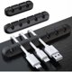 thumbnail image 1 of CHAO Paquete de 3 clips para cables Organizador de cables de escritorio Fijador de cables Hub Cable de datos Organizador de cables de silicona Ranura para tarjeta Clip Hebilla Cable de red autoadhesiv, 1 of 5
