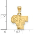 thumbnail image 2 of 10K Yellow Gold 10Ky Logoart Fordham University Small Pendant (17 X 13) Made In United States 1y001fou, 2 of 5