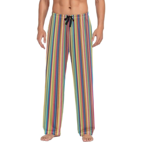 GZHJMY Mexican Serape Pajama Pants for Men, Lounge Pants Lightweight Men Pajama Bottoms with Drawstring Pockets, Christmas New Year Birthday Gifts, X-Large