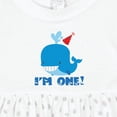 thumbnail image 4 of Inktastic Whale 1st Birthday Girls Baby Dress, 4 of 5