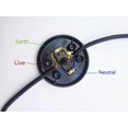 thumbnail image 4 of El interruptor de pie [1 simple] se puede conectar a 2 o 3 cables estándar Bombillas negras suaves para lámparas de escritorio, 4 of 5