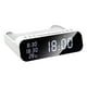 thumbnail image 2 of Despertador digital LED funciones Pantalla de temperatura 2 configuraciones de Teléfono inalámbrico Relojes de escritorio , Blanco Soledad Despertador digital, 2 of 10