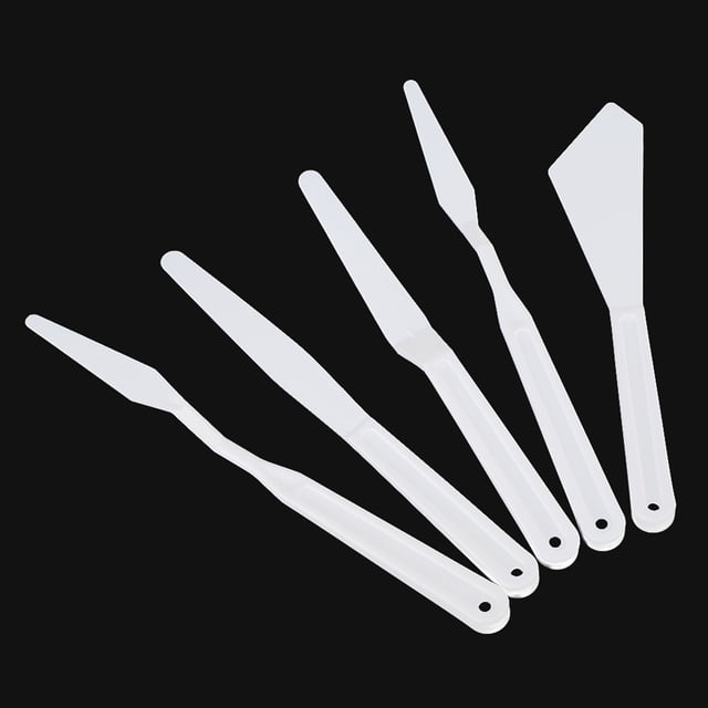 Easy To Clean Painting Spatulas, Comfortable To Grip Palette Knife, For Painting Office Craft Projects School