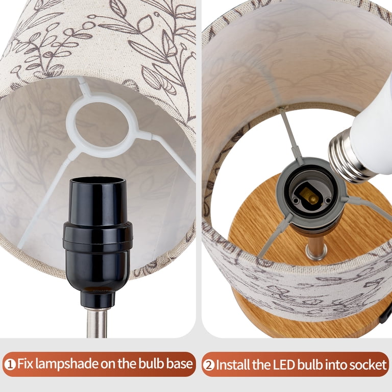 3-Way Dimmable Table Lamp with USB Ports, 15" photo 8
