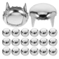 thumbnail image 4 of 100 Pcs Clous Ronds Rivets Dôme Tête de Champignon en Métal Clous pour Bricolage Tissu Argent, 4 of 8