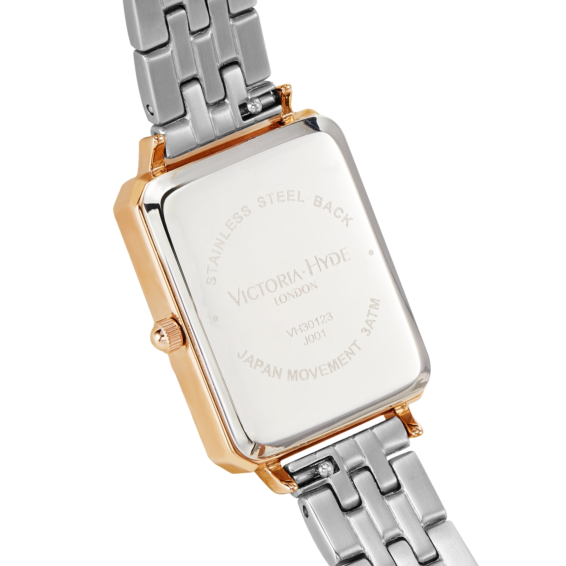Victoria Hyde Two-Tone Rectangular Bracelet Watch - Gold & Silver Victoria Hyde London Hampton Women main image 3