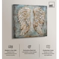 thumbnail image 2 of Wings of Ash II Canvas Wings Wall Art by Art Remedy, Gallery Wrapped, 12" x 12", 2 of 7