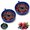 2Pc Blue, variant on 2 PC Self Spinning Berry Washing Bowl, Vortex Fruit Washer with Drain Holes, Self-Swirling Rinser for Strawberries Blueberries Grapes, Lightweight Kitchen Colander for Small Produce (2Pc Green)