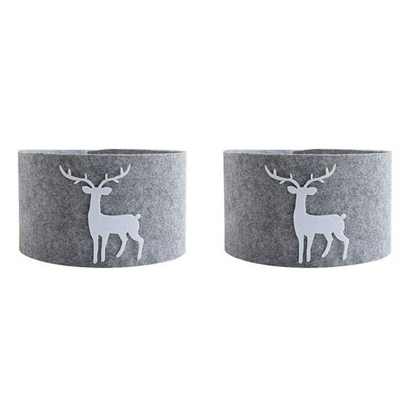 2X Tree Stand Christmas Tree Collar Skirt Mat Tree Foot Cover for Under Christmas Trees Decoration Christmas Tree Collar