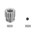 thumbnail image 4 of Uxcell 8mm Aperture 15T Mod 1 Stainless Steel Spur Diff Differential Motor Pinion Gear, 4 of 5