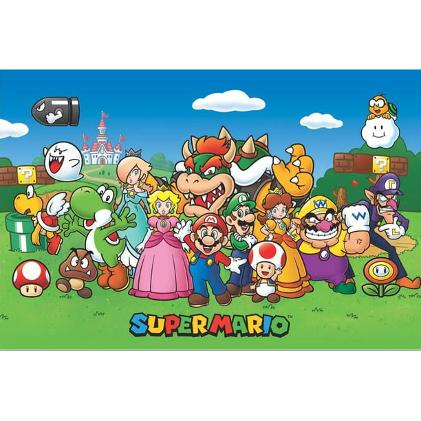 Nintendo Super Mario Animated Group Cast 36