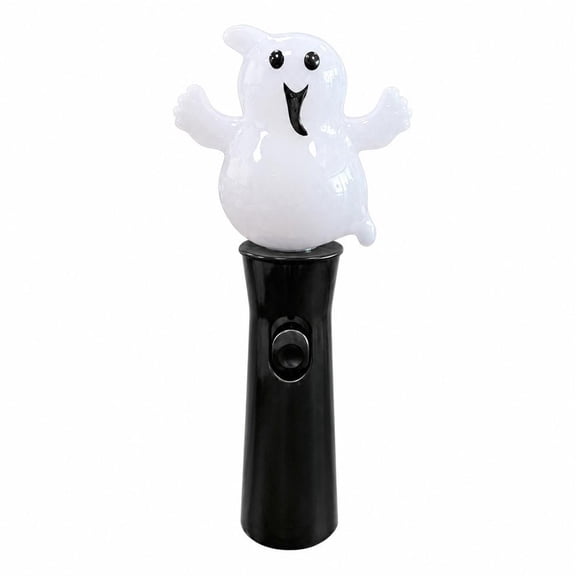 IFRINID Halloween Light Up Wand with LED Pumpkin Skull Ghost Design, Battery Powered Party Favor Toy for Costume Events and Trick or Treating