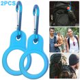 thumbnail image 1 of Gancho Con Hebilla para Hervidor Al Aire Libre Mosquetón Con Soporte para Botella para Campamento (azul Cielo) 2 Uds., 1 of 9