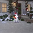 thumbnail image 2 of 3.5' Gemmy Airblown Christmas Rainbow Unicorn Yard Decoration 118452, 2 of 2