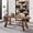 Bright yellow, variant on 70.86" Oval Rustic Dining Table for 6-8 People, Wood Kitchen Table, Rustic Dinner Room Table with Sturdy Tapered Legs