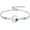 05-May, variant on Moon and Star Topaz Birthstone Charm Link Bracelet 925 Sterling Silver Moon and Star Bracelet with December Birthstone Birthday Jewelry Gifts for Women Mom Her,Chain Length 7"+2" Extend