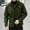 Army Green, variant on OGLCCG Men's Wool Bomber Jacket Casual Single Breasted Woolen Blend Coat Solid Color Turn Down Collar Long Sleeve Jacket,M,Dark Gray
