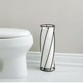 thumbnail image 3 of Freestanding Twist Toilet Tissue Paper Reserve in Black, 3 of 3