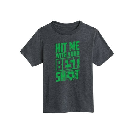 Hit Me With Your Best Shot - Youth Short Sleeve (Best Baffles For Short Shots)