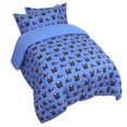thumbnail image 1 of Unique Bargains 3 Piece Kid's Down Alternative Comforter Set Small Black Cartoon, 1 of 9