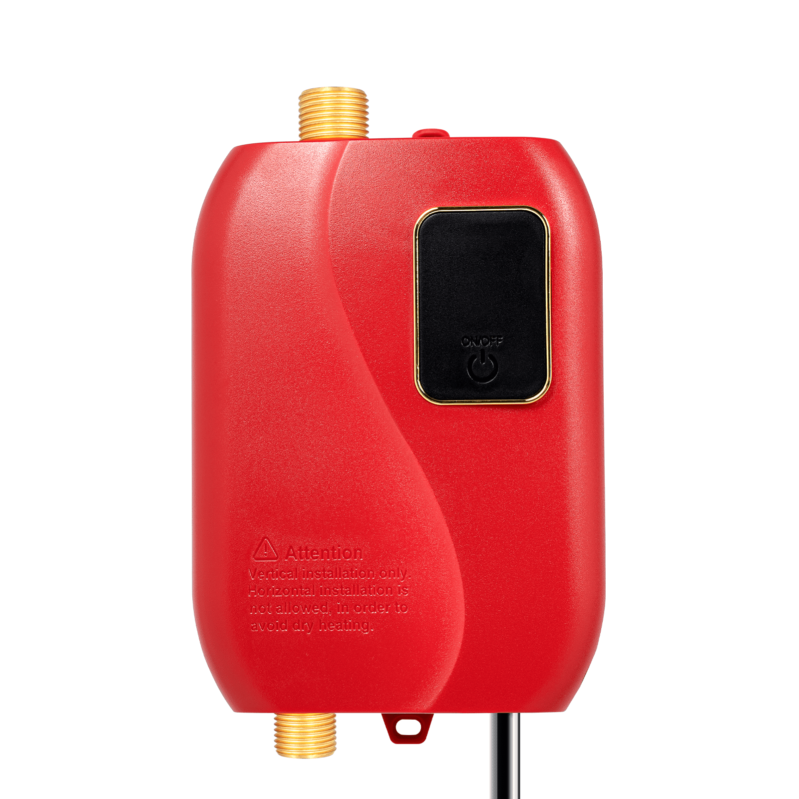 3000W Electric Tankless Water Heater, On Demand, Eco, Red, Mini  Hot Water Boiler for Kitchen, 110V