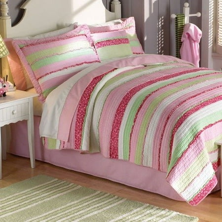 My World Annas Ruffle Quilt Set