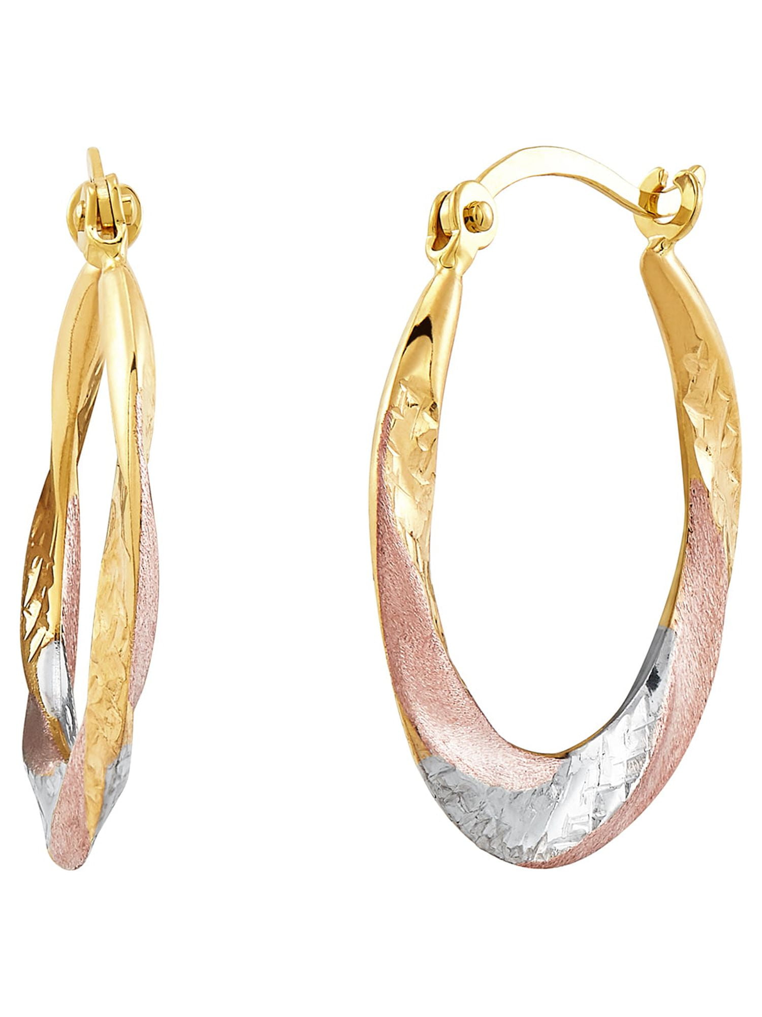 Brilliant Expressions 10Kホワイト&イエローゴールドまたは10Kローズゴールドとホワイトゴールドつや : Brilliant Expressions