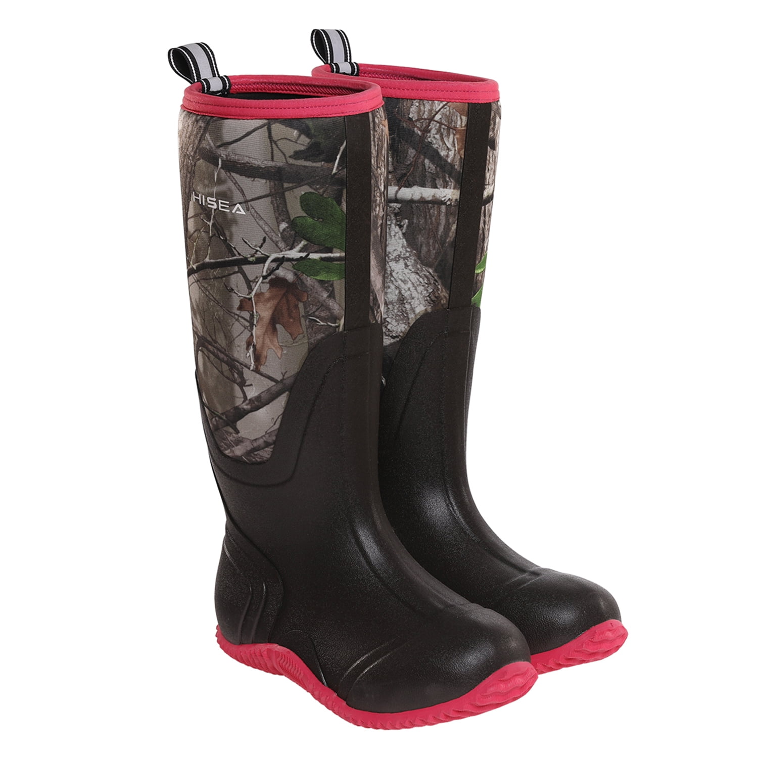 Women's Mid Calf Rain Boots Waterproof Garden Shoes 